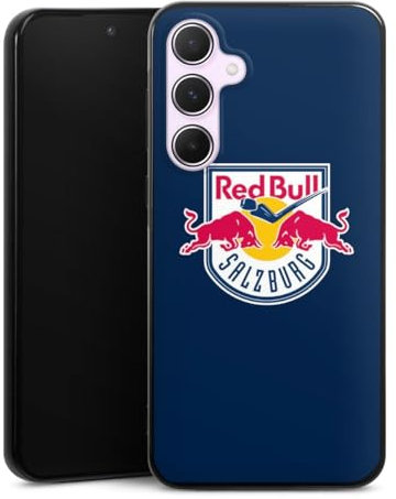 DeinDesign Silikon Hülle kompatibel mit Samsung Galaxy A55 5G Case schwarz Handyhülle EC Red Bull Salzburg Offizielles Lizenzprodukt Eishockey