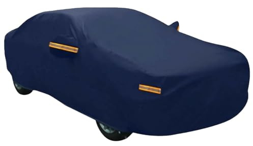 Vollgarage Autoplane Kompatibel Mit Dodge Für Avenger, Allwetter, Regen, Schnee, Hagel, Für Drinnen Und Draußen, Sonnenschutz, Vollständige Autoabdeckung, Autoplanen(XL)