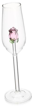 Ipetboom 1 Pezzo Coppa per Bicchiere da Toasting per Feste e Speciali per Cocktail e Spumante Con Base