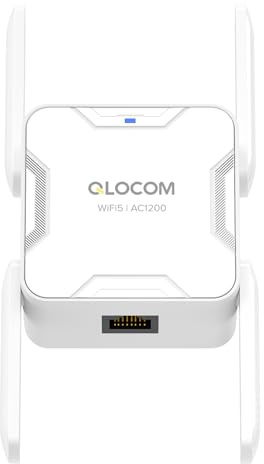 QLOCOM AC1200 WLAN Verstärker, WLAN Repeater Verstärker mit Ethernet bvxcgsfywd