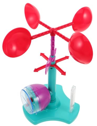 Milisten Wind Vane Science Kit DIY Wind Speed and Direction Anemometer Physics Stem Educational Experiment Teaching Aid for Home and School Design
