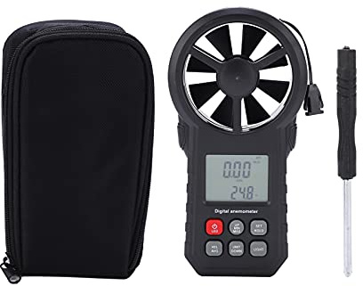 Almeigrity MS6252A Anemometer Tragbares Windgeschwindigkeitsmessgerät mit Windströmungsmessung