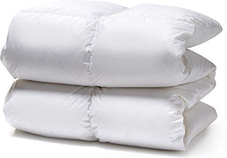 White Cloudz – året runt filt graz – 90 % europeisk dun klass 1 – antiallergisk för allergisk kassettfilt, tvättbar 60° …