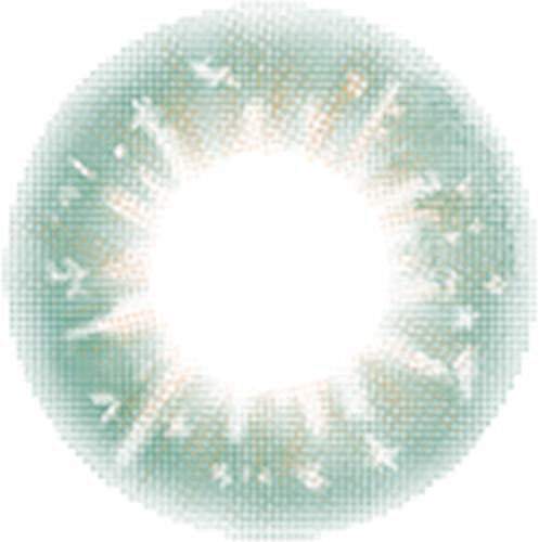 Matlens – EOS Farbige Kontaktlinsen ohne Stärke circle lens türkis aqua Turquoise CHARMING 2 Linsen 1 Kontaktlinsenbehälter 1 Pflegemittel 50ml