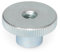 Ganter Normelemente | Dado zigrinato alto – DIN 466-M8 | Filettatura: M8 | Acciaio zincato blu | 5 pezzi