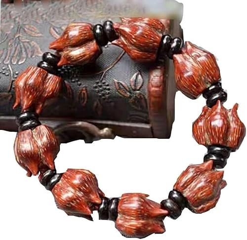 Perlenarmbänder, 1 Stcs Yoga Rosenkranzarmband Naturalholz Perlen Buddhist