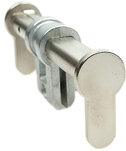 FELGNER Universal Blindzylinder | Schlüsselloch Abdeckung Schloss Schließzylinder für Türschloss - individuell verstellbar - 84 mm bis 154 mm Länge - Edelstahl-Look