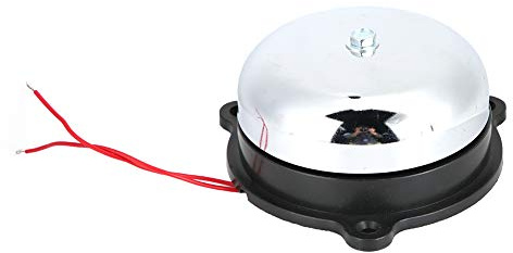 Campanello elettrico da 100 mm, campanello d'allarme da 4 pollici può essere utilizzato come allarme di fabbrica ad alto volume senza segnale di scintilla(Sotto 110V)