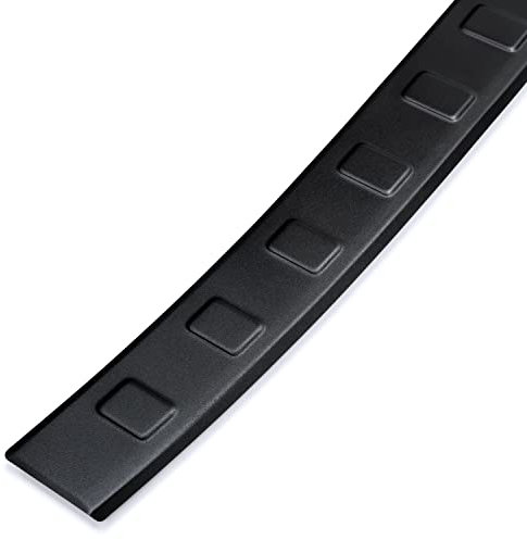 tuning-art L472 Edelstahl Ladekantenschutz passend für Volvo V90 2016- Pulverbeschichtet, Farbe:Schwarz Pulverbeschichtet