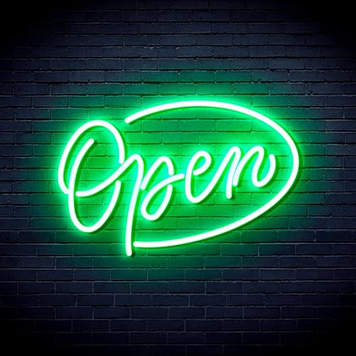 ADVPRO Open Sign Flex Silikon-LED-Neonschild – Grün – st16s43-fnu0079-g