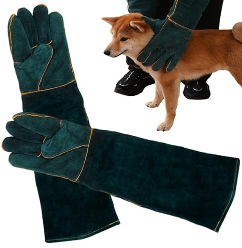 Beißfeste Tierhandschuhe, Schlangenhandschuhe, bissfeste Schutzhandschuhe, durchstoß- und kratzfeste Schutzhandschuhe für Katzen, Hunde, Vögel,