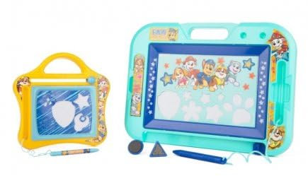 cavernedesjouets Pour pat patrouille - pack 2 ardoises magiques chiots heros du sauvetage - tablette dessin magnetique enfant - set creatif avec carte