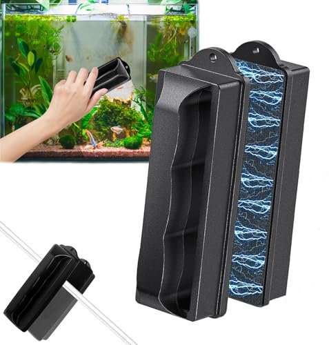 RXKFIGX Aquarium Scheibenreiniger Magnet,Algenmagnet Aquarium,Magnetisches Reinigungswerkzeug,Aquarium Scheibenreiniger,Algenmagnet,Scheibenputzer zur Reinigung von Fenstern Glastüren Aquarien
