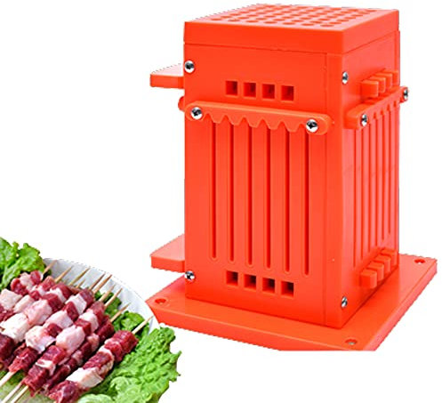 Kebab Spiedo Maker Dispositivo Rapido 49pcs Set con ABS Materiale Arancione Colore Include Istruzioni