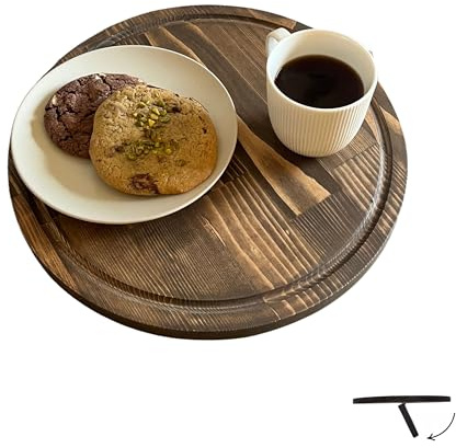 WOODCHES Sofa Tray – Wooden Foldable Sofa Tray Table for Seat Cushion, Perfect for Coffee & Remote Control, Solid Wood Sofa Tray Table, Solid Spruce Couch Table (Vancouver, Small 12)