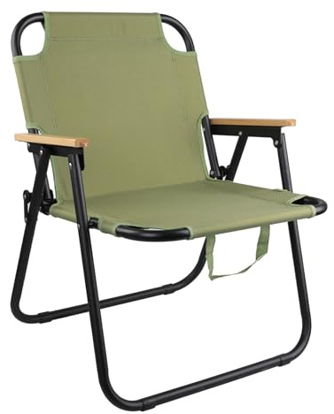 TerraVibe Camping Stuhl, Klappsessel, Strandstuhl, Angelstuhl Faltbar, Klappstühle Gepolstert, Karpfenstuhl, Angel Stuhl, Campingstuhl Klappbar Perfekt für Angeln, Picknick, Camping