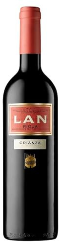 Lan Crianza – Vino Tinto Suave y Expresivo | Frutos del Bosque, Especias y Vainilla | Equilibrado, Elegante y de Largo Postgusto (1 Botella)