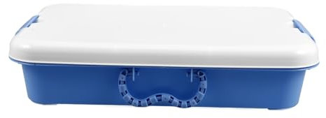 UPKOCH Tragbarer Sandkasten Mit Deckel Handlicher Sandtray Aufbewahrungsbox Aus Robustem Kunststoff Vielseitige Montessori Spielzeugkiste Für Outdoor Und Indoor Spielspaß