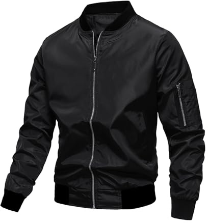 Giubbotto Uomo Primaverile, Bomber Uomo, Giubbotto Casual Leggero Giacche Bicolore a Contrasto Giubbotto Estive Sportivo Giacca Estiva Uomo Elegante Cappotto Sottile Sportiva Giacca Outwear alla Moda