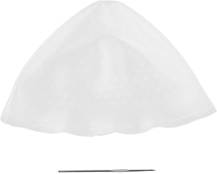 WOFASHPURET Cuffia in Silicone per Tintura di Capelli da Salone con Gancio Metallico Arrotondato per Colpi di Sole Colorazione Glassa e Punte Strumento per Tintura Riutilizzabile