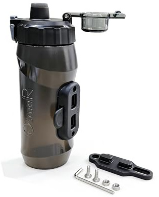 Magnetic Cycling Water Bottle with Bike Mount – 600ml / 20oz, Quick Snap-Release, Cage-Free, One-Handed Access – M5 Screws Included – Fits MTB, Road & Gravel Bikes