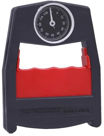 Dinamometro for mani Tester for la forza della presa Rafforzatore Misuratore for esercizi manuali for test e allenamento(Red)