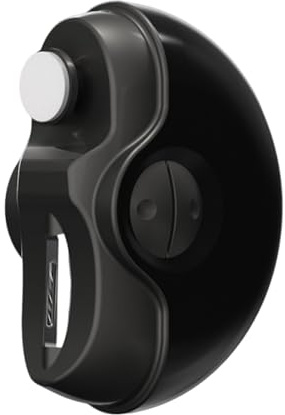 BOKIOESDE 2-i-1-klippare, automatisk manikyr- och polermaskin, trimmer med 360° finpolering, för äldre, småbarn och seniorer, svart