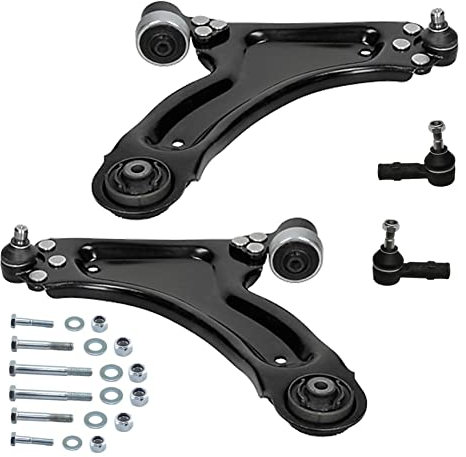 2x Querlenker Schrauben Satz 2x Spurstangenkopf Vorderachse für Opel Corsa C Combo Tigra TwinTop