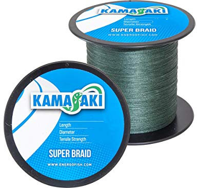Kamasaki Super Braid 1000m 0,10mm 7,60kg EF30520-910 Angelschnur Geflochtene Schnur Braid Line