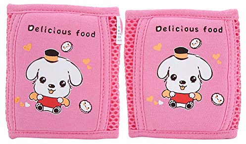 Baby Krabbeln Knieschützer, Soft Leg Safety Protector Zubehör für Kleinkind Kinder Baby Mädchen Unisex(Rosa)
