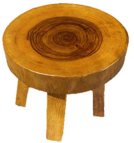 NNHDWS Natürliche Kampfer Holz Niedrigen Hocker Aus Massivholz Pier Log Stumpf Stuhl Stumpf Stuhl Aus Holz Stapel Kleine Runde Hocker Ursprüngliche Ökologische Holzstuhl Hocker Stump