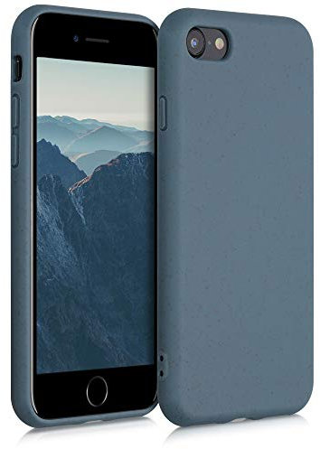 kalibri Case kompatibel mit Apple iPhone SE (2022) / iPhone SE (2020) / iPhone 8 / iPhone 7 - Hülle Handy - Handyhülle Dunkler Schiefer