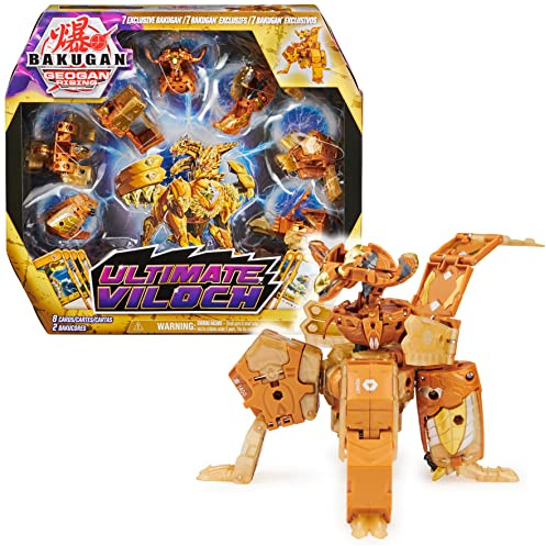 BAKUGAN Ultimate Viloch, Sammelfigur mit 6 Geogan und 1 Aurelus Viloch