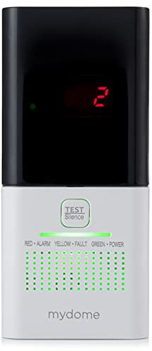 Mydome Canary Gas Alarm | Accurate Natural Gas Detector With A Loud Alarm & Digital Display, Designed To Detect Combustible Gas Leaks Including LPG, Butane, Propane & Methane In The Home