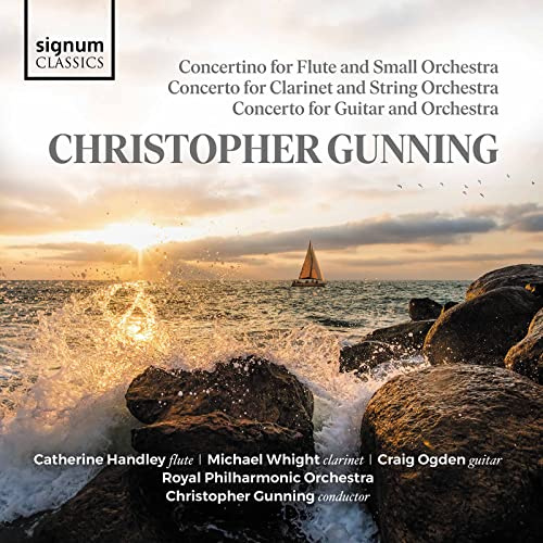 Gunning: Concerto for Guitar and Orchestra / Concerto for Clarinet and String Orchestra