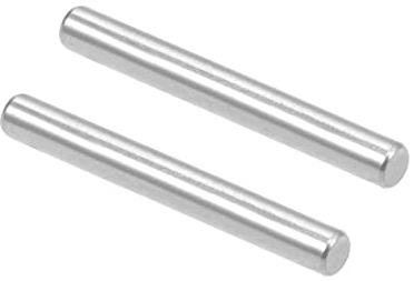 PATIKIL 3x25mm Tassello Perno, 50pz 304 Acciaio Inox Acciaio Cilindrica Perno，Spina Centraggio Perno di Supporto in Metallo, Argento Tono