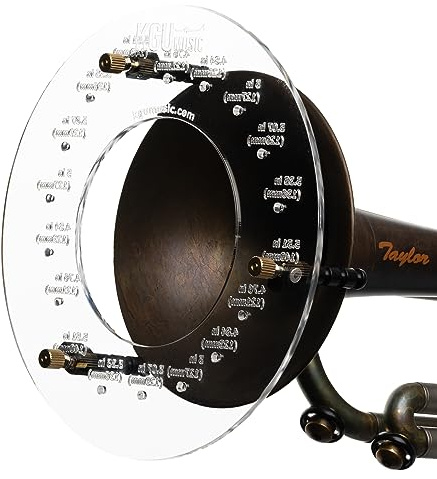 Deflektor für Trompete von KGU Music Trompete Schallreflektor Trompetenspiegel Acryl Deflektor Akustikschild zur Umleitung von Sound (Trompete, klar) | Schallspiegel, klarer akustischer Schirm Transparenter Trompeten-Schallreflektor zur Umleitung von Sound von KGUmusis