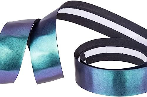 PuLAif Fahrrad-Lenkerband,Lenkerband, Fahrrad-Lenkerband, Rennrad-Lenkerband, scharfe Farbe, reflektierendes Lenkerband, glänzende Farbanpassung (Farbe: bunt)