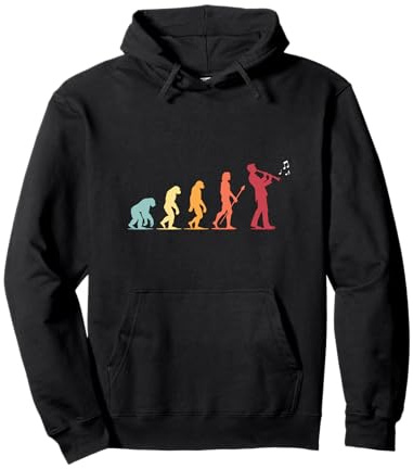 Evolution humaine pour les joueurs de clarinette Sweat à Capuche