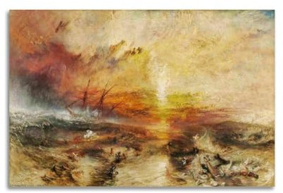 JSWLQ J.M.W.Turner(The Slave Ship) Artists Poster Print Photo Art Painting Canvas Home Decorative Bedroom Modern Decors 20x30inch(50x75cm)