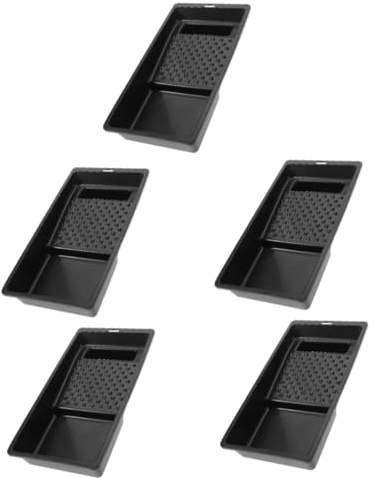 Uonlytech 5piezas Bandeja De Pintura De Pintura De Resistente Recipiente De Almacenamiento para Proyectos De Bricolaje