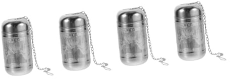 Garneck 4pcs Tea Ball Infuser Large Capacity Stainless Steel Cooking Infuser Spice Strainer