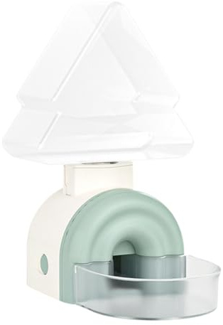 Qfdiwr Katzen Wasserspender | Igel Tränke Automat - 520ml Automatische Futterstation Kiefernform Aufhängbar Für Eichhörnchen Frettchen Gehege