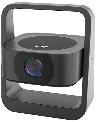 Vidéoprojecteur KYF Ultra HD 4K Pliable avec Android 13, 300 ANSI Lumens, Projection 20-150 Pouces, Wi-FI Double Bande, Bluetooth 5.2,