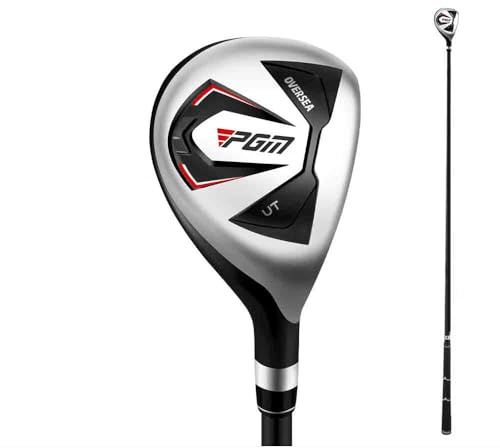 #1/#3/#5/4H, mazza da golf ibrida in legno per mancini o destrorsi, con asta in grafite, per uomini, donne, golfisti, driver e sport fairway (destra, 4H, nero)