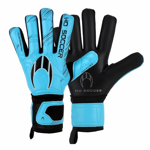 HO Soccer Guerrero Initial Blue Team Guantes de Portero, Unisex niño, Azul/Negro.