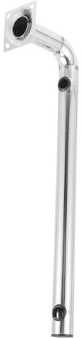 ABOOFAN Stainless Steel Antenna Mast Mount Bracket L-Shaped for Weather Station and Outdoor Use Random Color