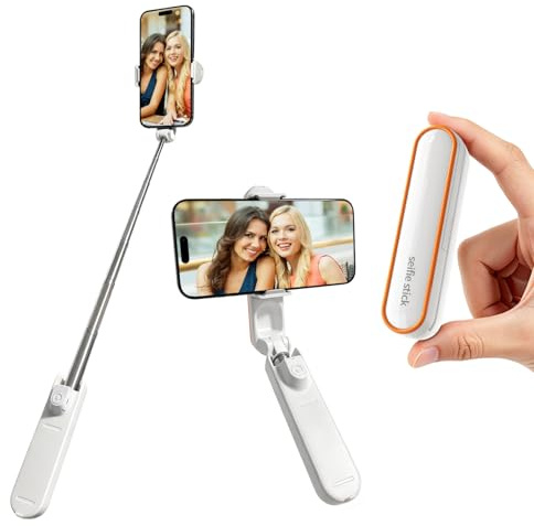 Perche à Selfie pour Téléphones Samsung, Perche à Selfie Portable, Perche a Selfie pour iPhone, Selfie Stick, Adaptée aux Voyages et à la Photographie en Extérieur.