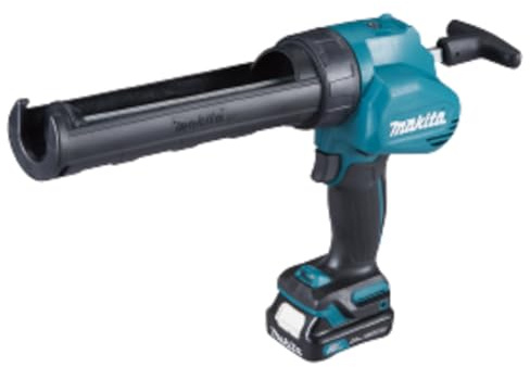 Makita CG100DWAEA 12V Max Li-ion CXT Caulking Gun Complete with 2 x 12V 2.0 Li-ion Batteries and Charger Supplied in a Carry Case Blue