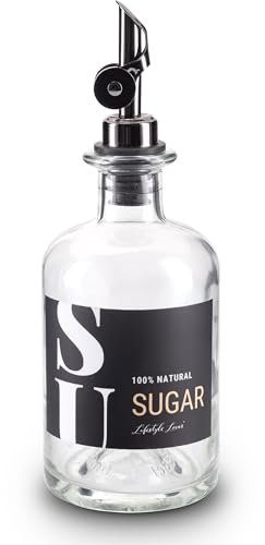 Lifestyle Lover Su-Sugar Distributeur de sucre en verre 350 ml